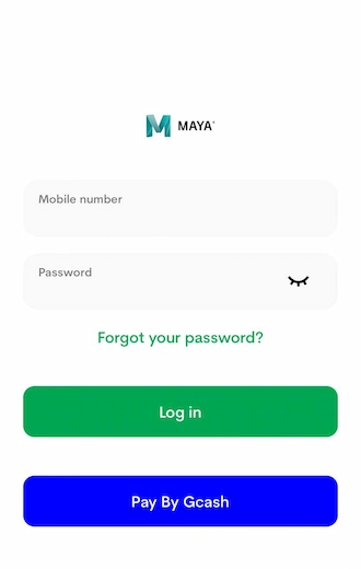 Step 4: Please log in to your Maya account to make payments