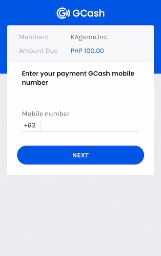 Step 5: Enter your payment GCash mobile number